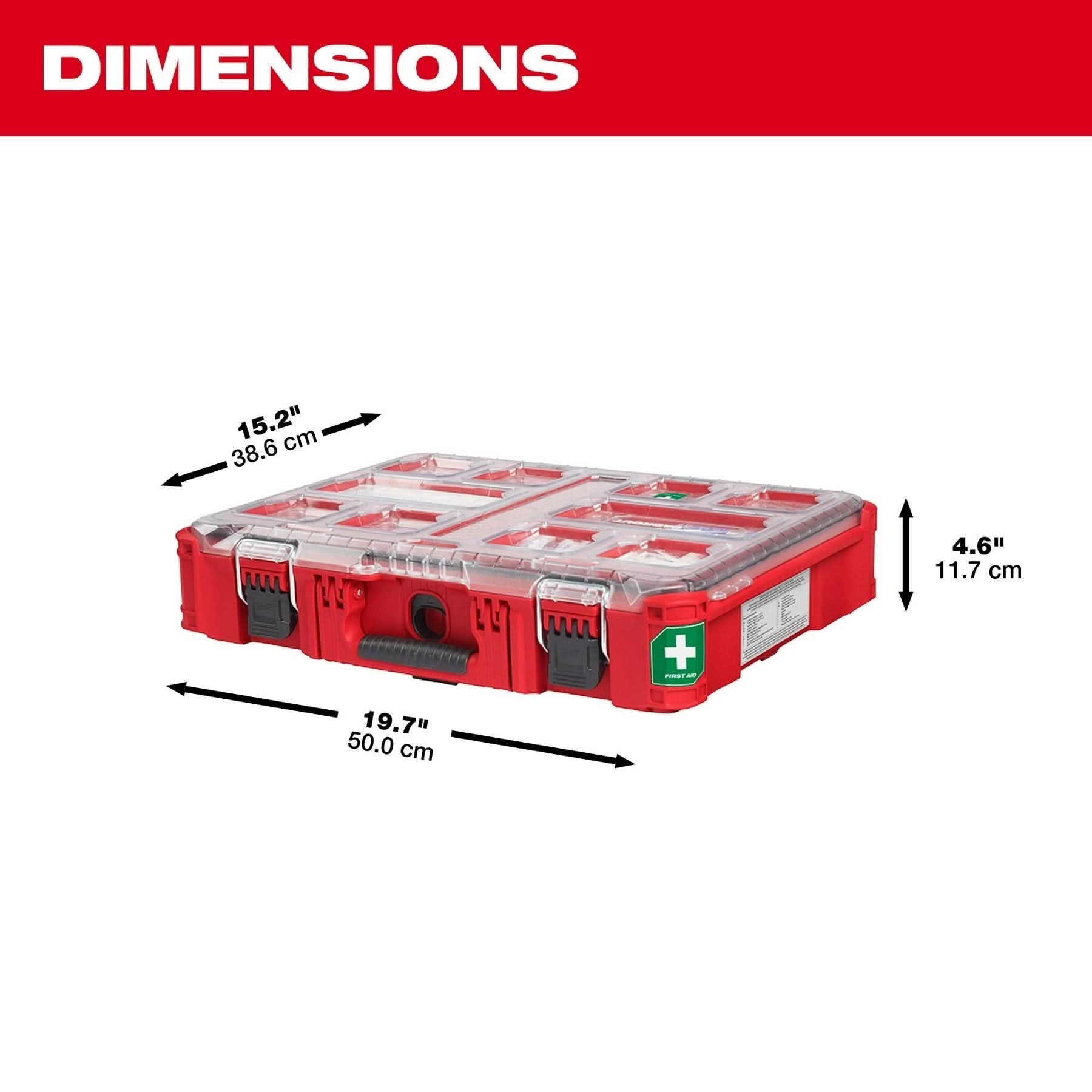 Milwaukee 48-73-8430C Class B Type III PACKOUT First Aid 193-Piece Kit