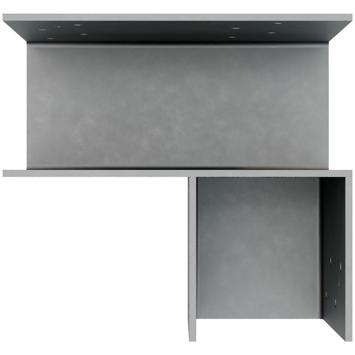 Simpson Strong-Tie ECCLRQ3.25-6SDS ECCLLQ L-Shape End Column Cap for 3-1/4-in. Beams, 6x Post w/ SDS Screws, Skewed Right
