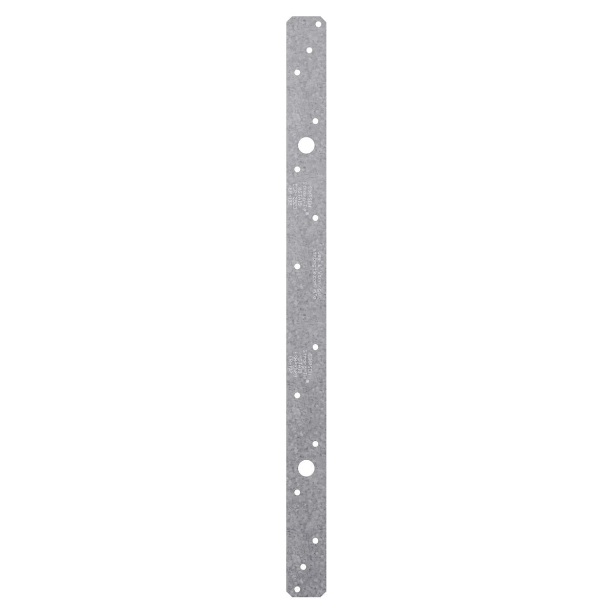 Simpson Strong-Tie MSTA18 MSTA 18-in. 18-Gauge Galvanized Medium Strap Tie