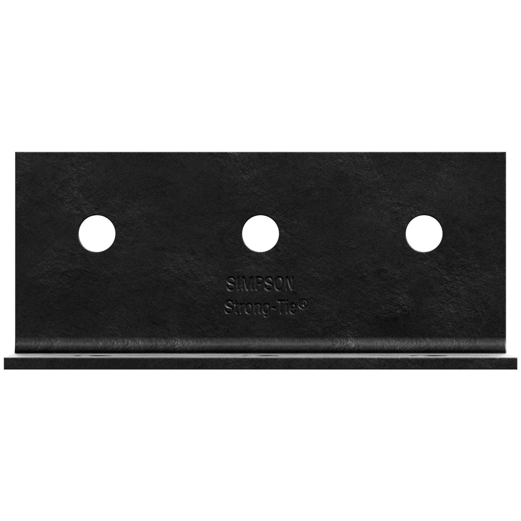Simpson Strong-Tie HL37PC HLPC 3-1/4-in. x 7-1/2-in. Black Powder-Coated Ornamental Heavy Angle