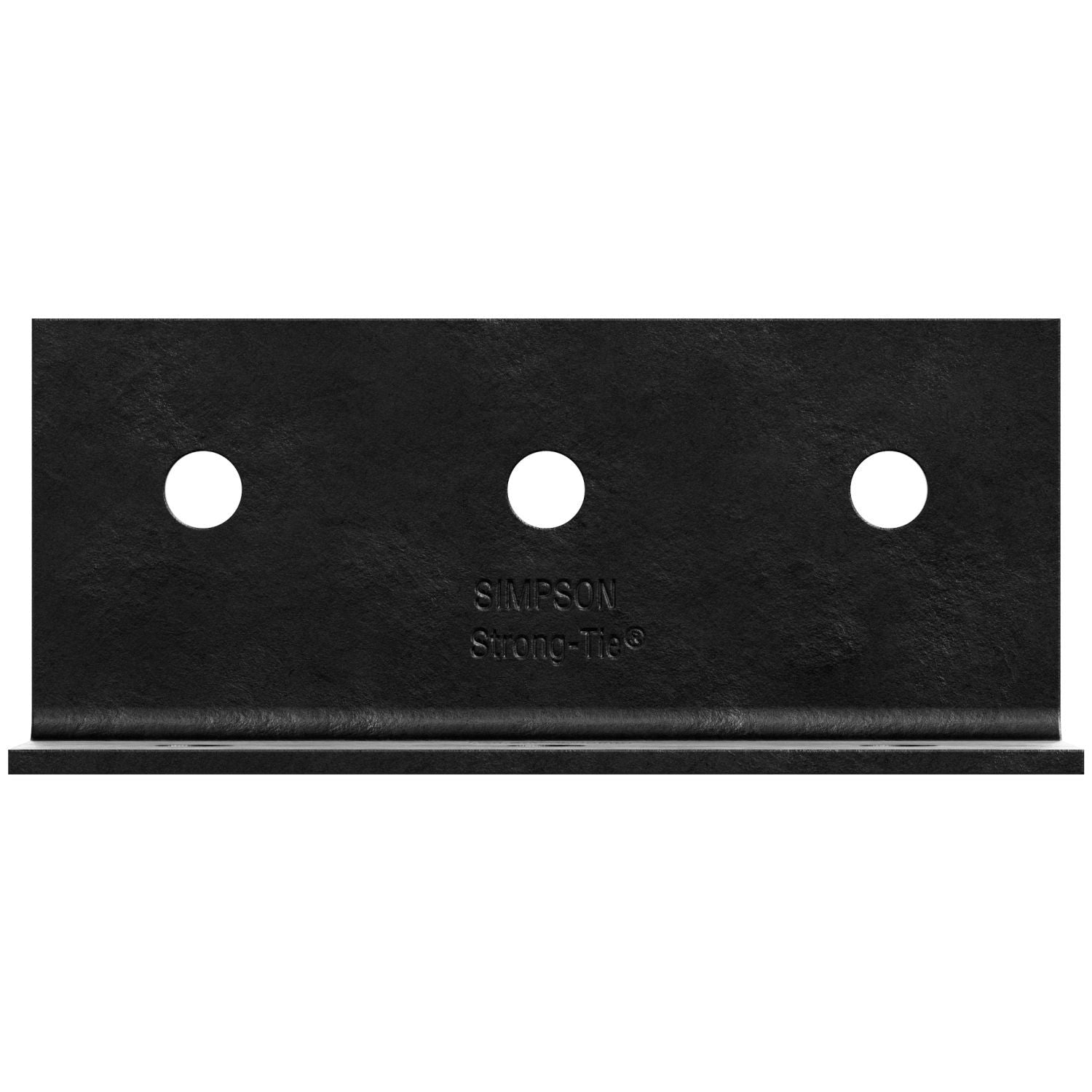 Simpson Strong-Tie HL37PC HLPC 3-1/4-in. x 7-1/2-in. Black Powder-Coated Ornamental Heavy Angle