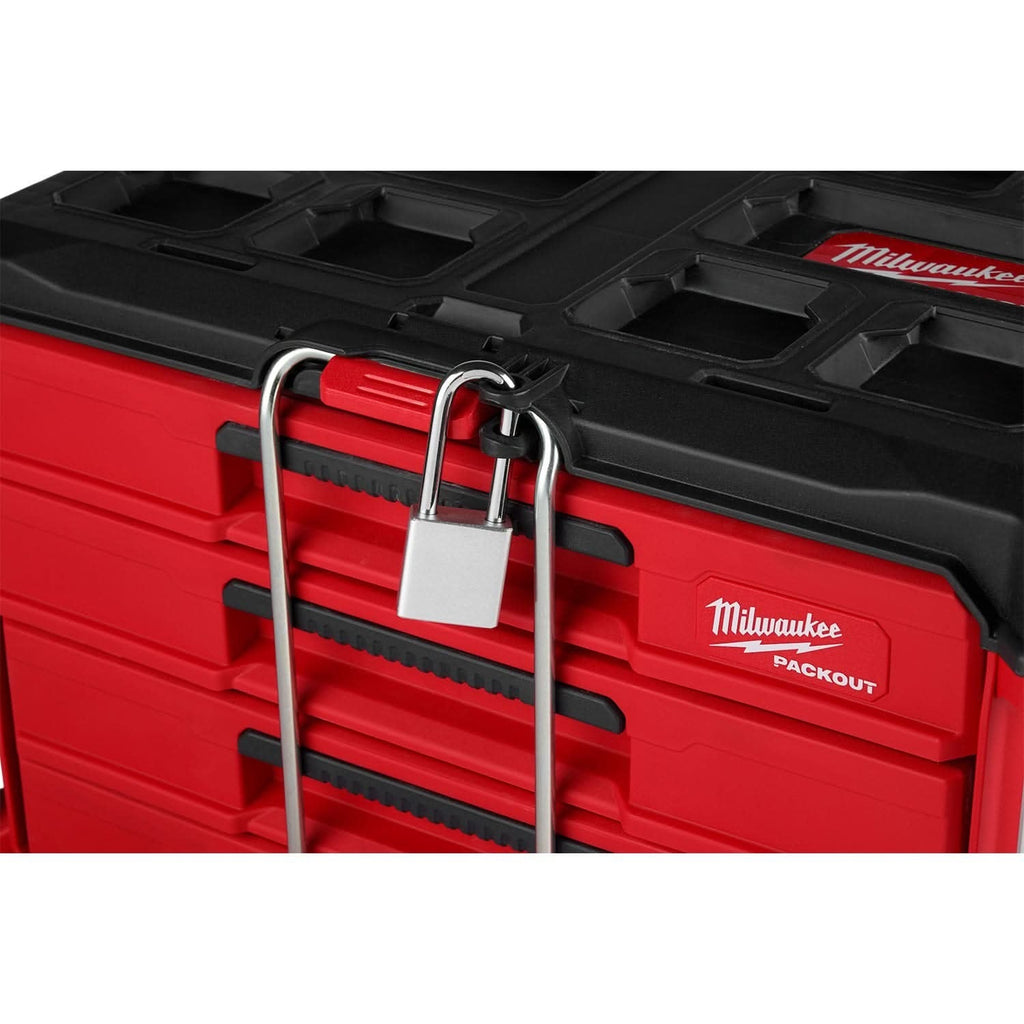 Milwaukee 48-22-8420 PACKOUT Rolling Drawer Tool Box & 48-22-8444 PACKOUT 4-Drawer Tool Box