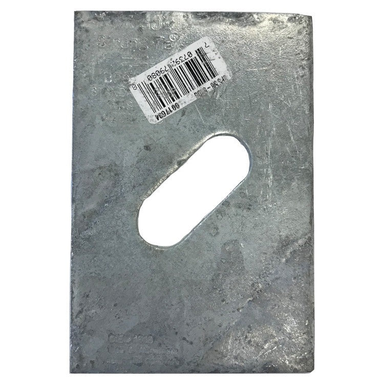 Simpson Strong-Tie BPS 5/8-6HDG BPS 3-in. x 4-1/2-in. HDG Slotted Bearing Plate with 5/8-in. Bolt Dia.