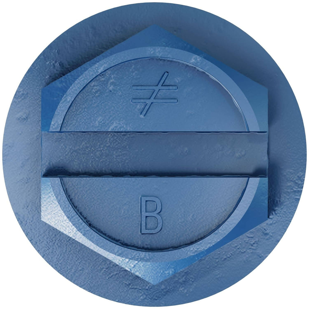 Simpson Strong-Tie TNT18214H Titen Turbo, 3/16-in. x 2-1/4-in. Hex-Head Concrete and Masonry Screw, Blue, 100-Pack