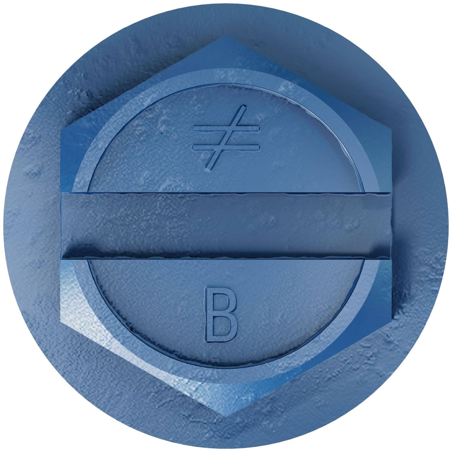 Simpson Strong-Tie TNT18214H Titen Turbo, 3/16-in. x 2-1/4-in. Hex-Head Concrete and Masonry Screw, Blue, 100-Pack