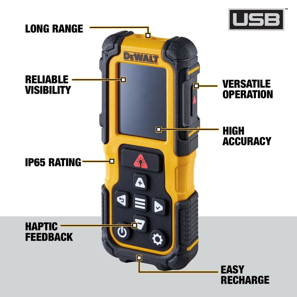 DeWALT DWHT78200 200-ft. Lithium-Ion Laser Distance Measurer