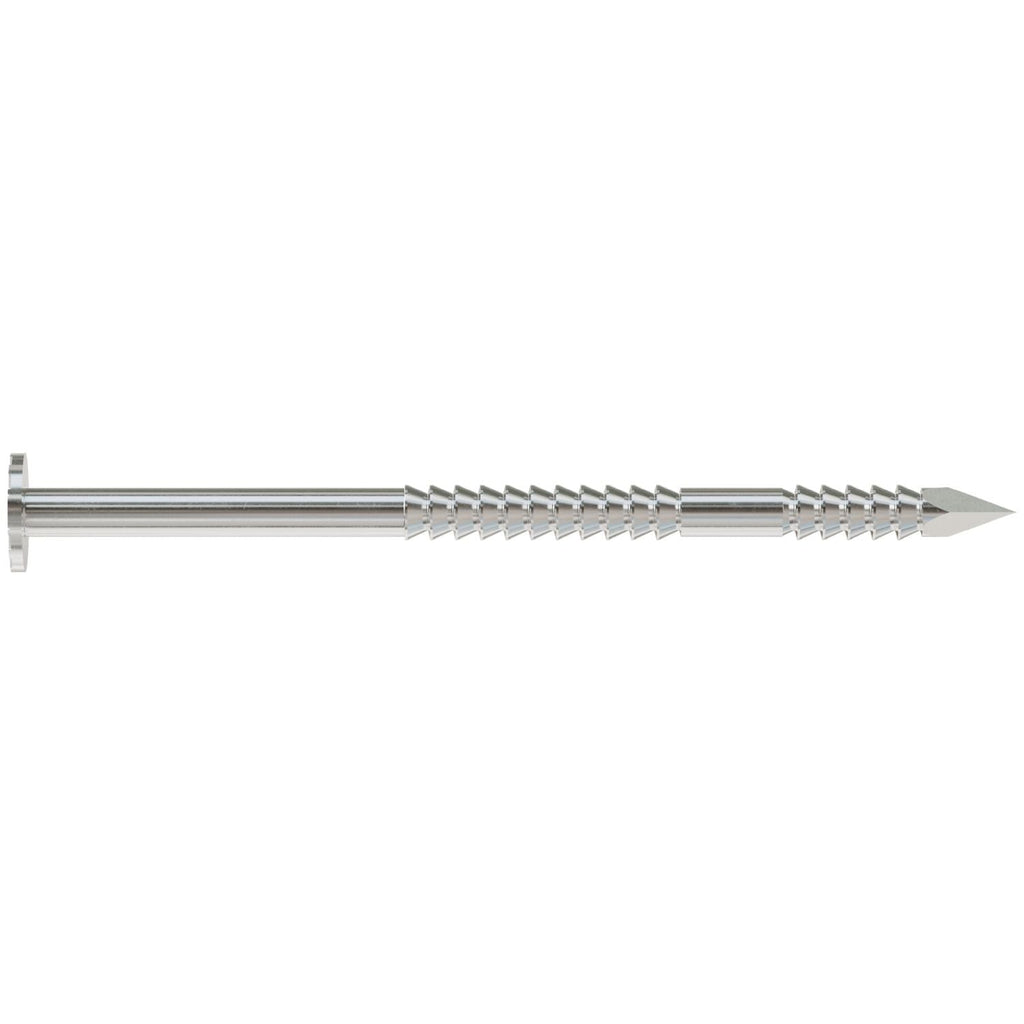 Simpson Strong-Tie S12A200PNB 15° Wire Coil, Full Round Head, Ring-Shank Decking/Framing Nail, 2-in. x .099-in. Type 304, 3600-Pack