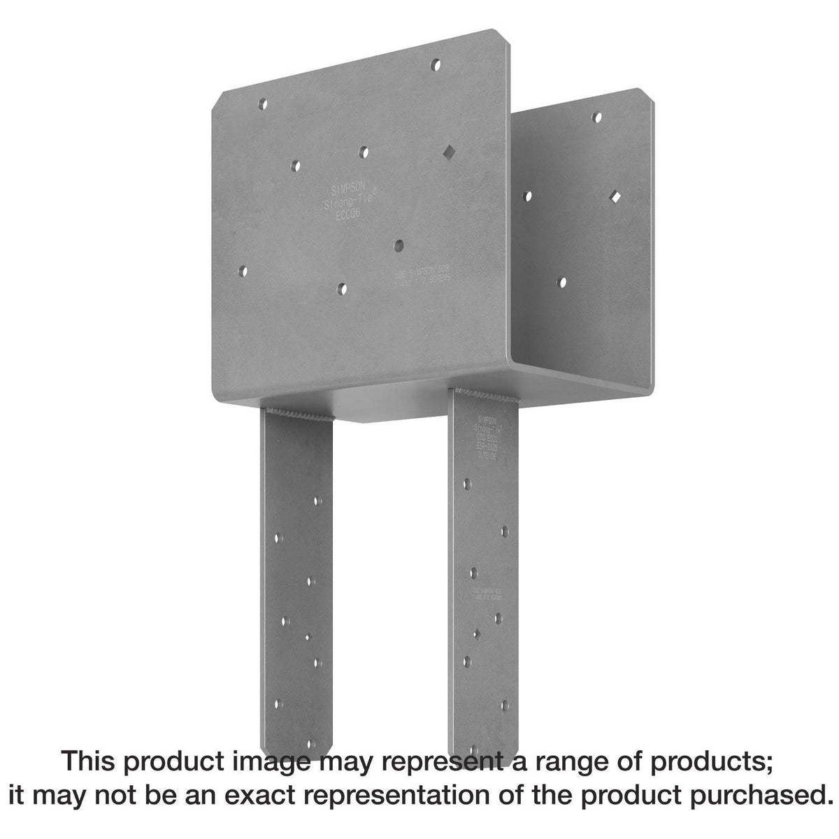 Simpson Strong-Tie ECCQ66SDS2.5 ECCQ End Column Cap for 6x Beam, 6x Post, with Strong-Drive SDS Screws
