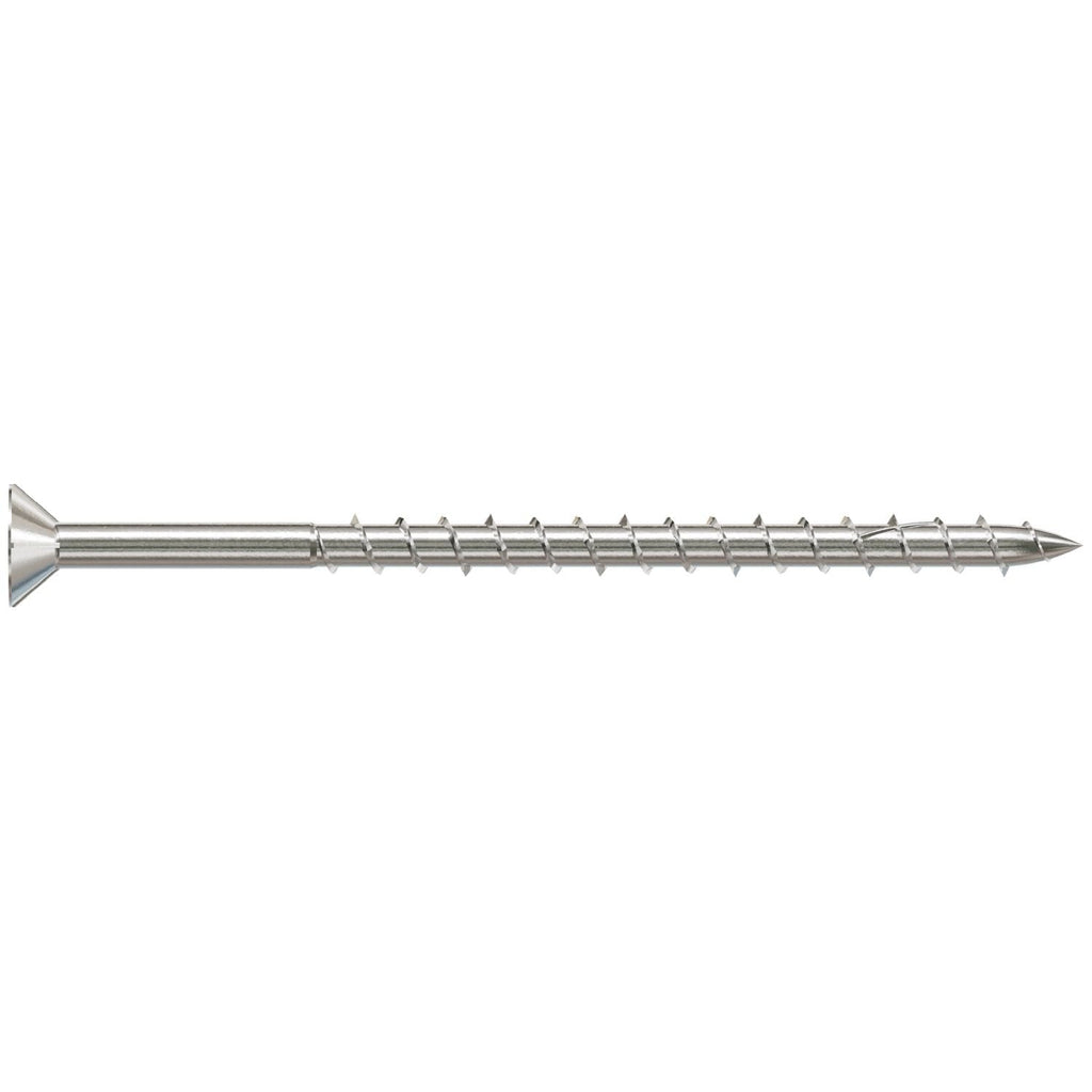 Simpson Strong-Tie S08300WPF1 Deck-Drive DWP WOOD SS Screw, #8 x 3-in. T20, Flat Head, Type 305, 1-lb.