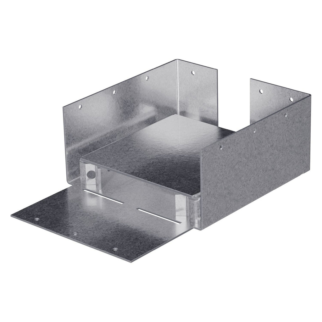 Simpson Strong-Tie ABW66RZ ABW ZMAX Galvanized Adjustable Standoff Post Base for 6x6 Rough