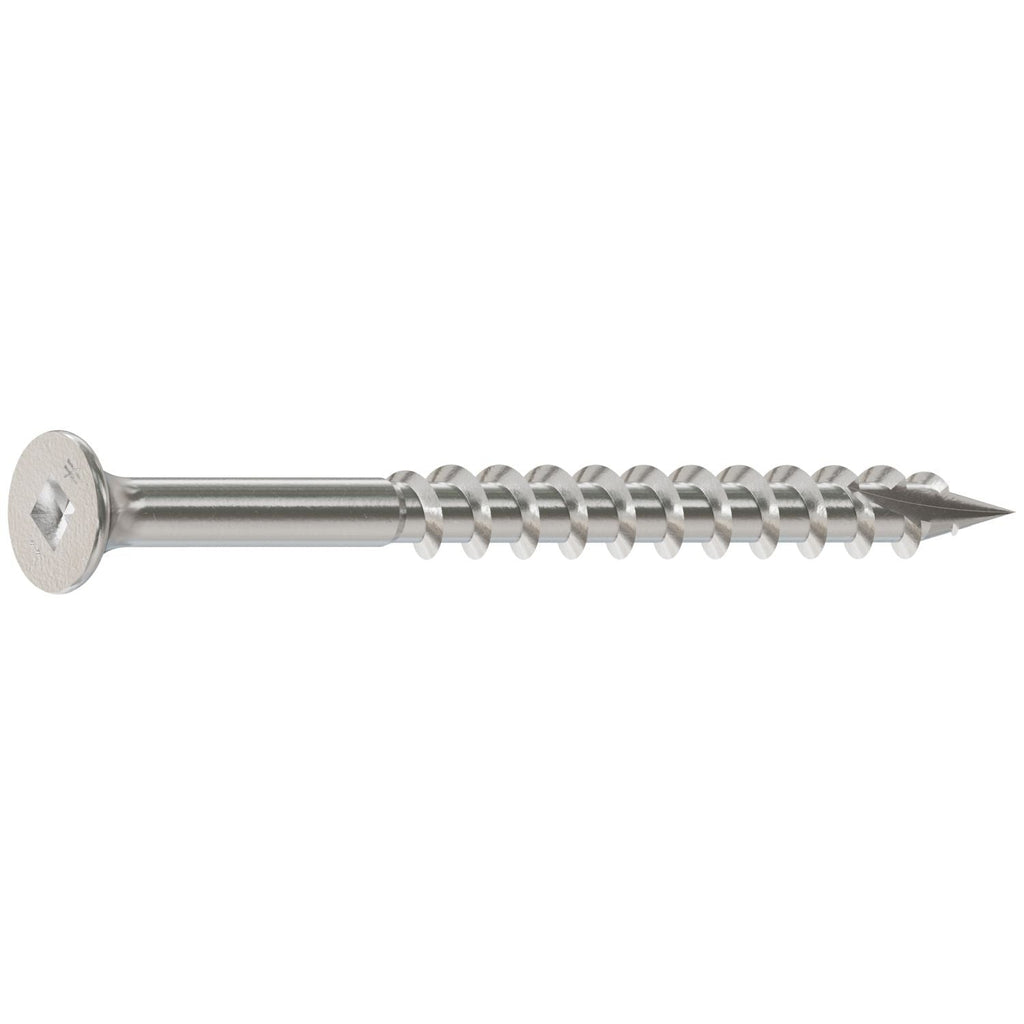 Simpson Strong-Tie S10250D25 Bugle-Head Wood Screw, Square Drive, #10 x 2-1/2-in. #2 Square, Type 305, 25-Pack