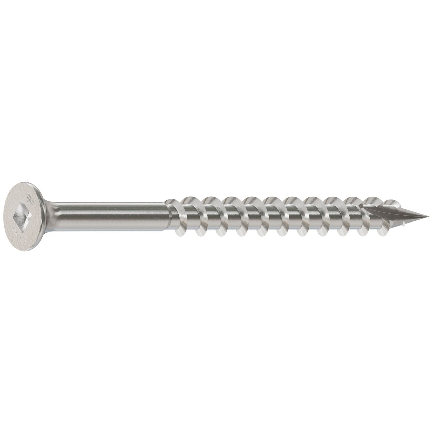 Simpson Strong-Tie S10250D25 Bugle-Head Wood Screw, Square Drive, #10 x 2-1/2-in. #2 Square, Type 305, 25-Pack
