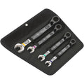 Wera 6001 Joker Switch 4 Imperial Set 1 Ratcheting Combination Wrenches Set, Imperial, 4-Pieces