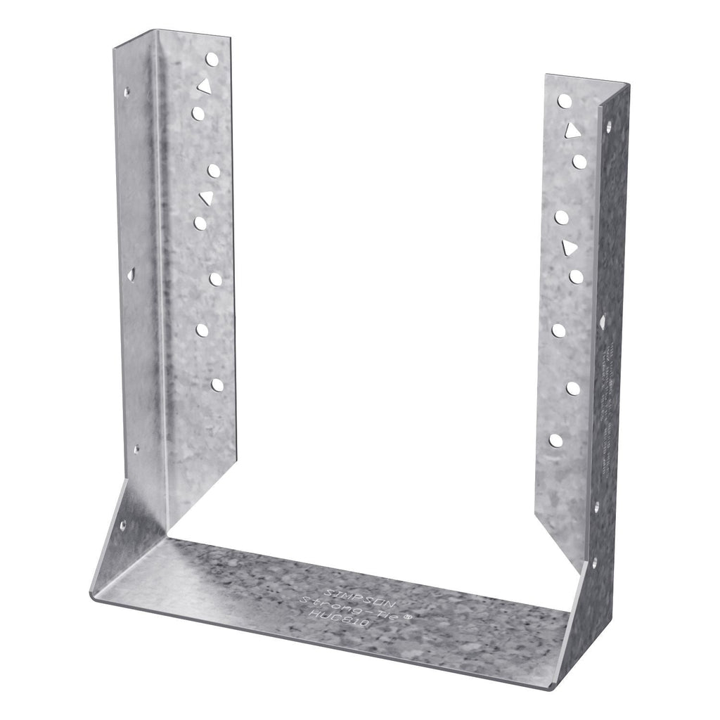 Simpson Strong-Tie HUC810 HUC Galvanized Face-Mount Concealed-Flange Joist Hanger for 8x10