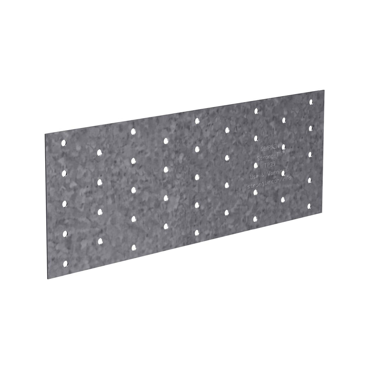 Simpson Strong-Tie TP39 TP 3-1/2-in. x 9-in. 20-Gauge Galvanized Tie Plate