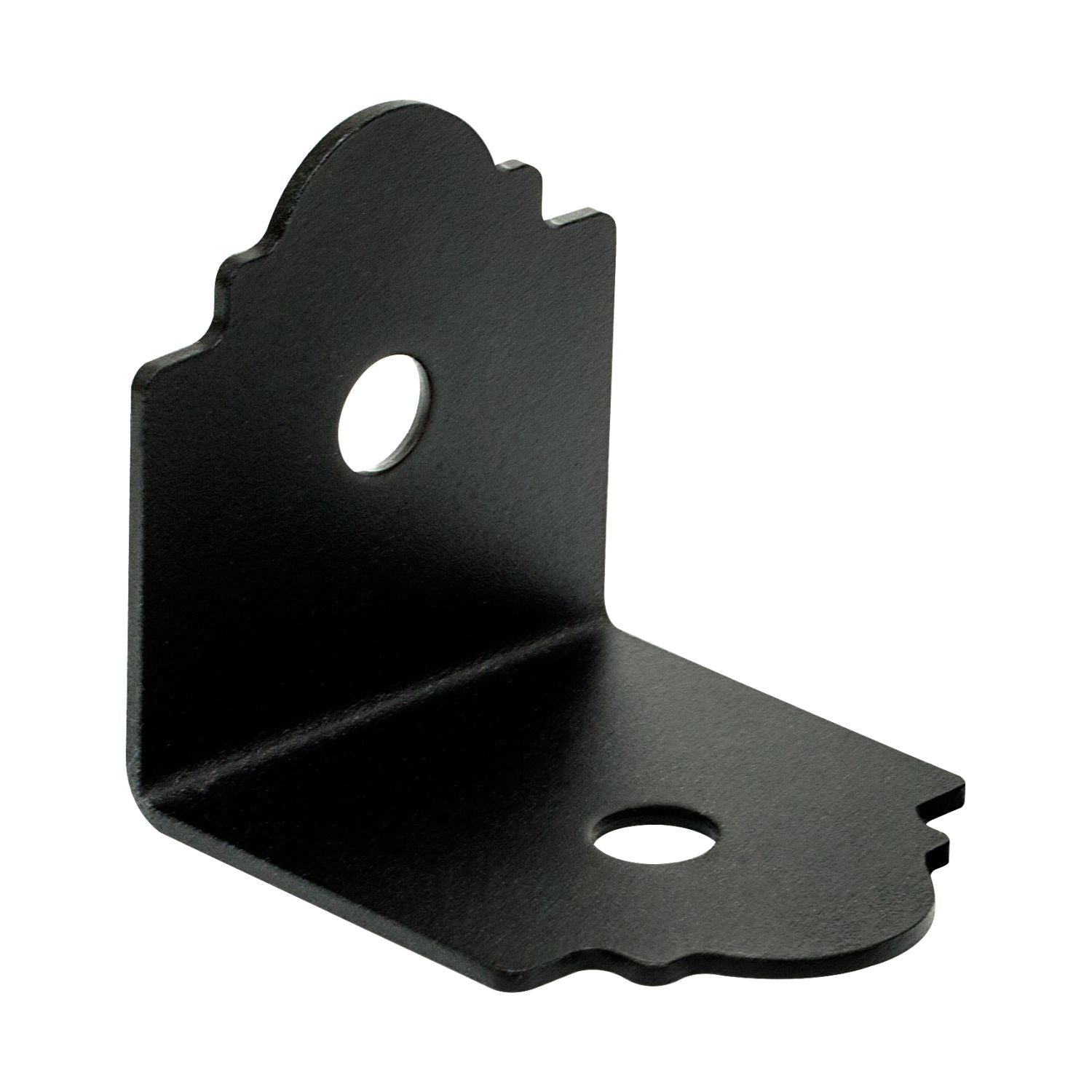 Simpson Strong-Tie APA4 Outdoor Accents Mission Collection ZMAX, Black Powder-Coated 90° Angle for 4x