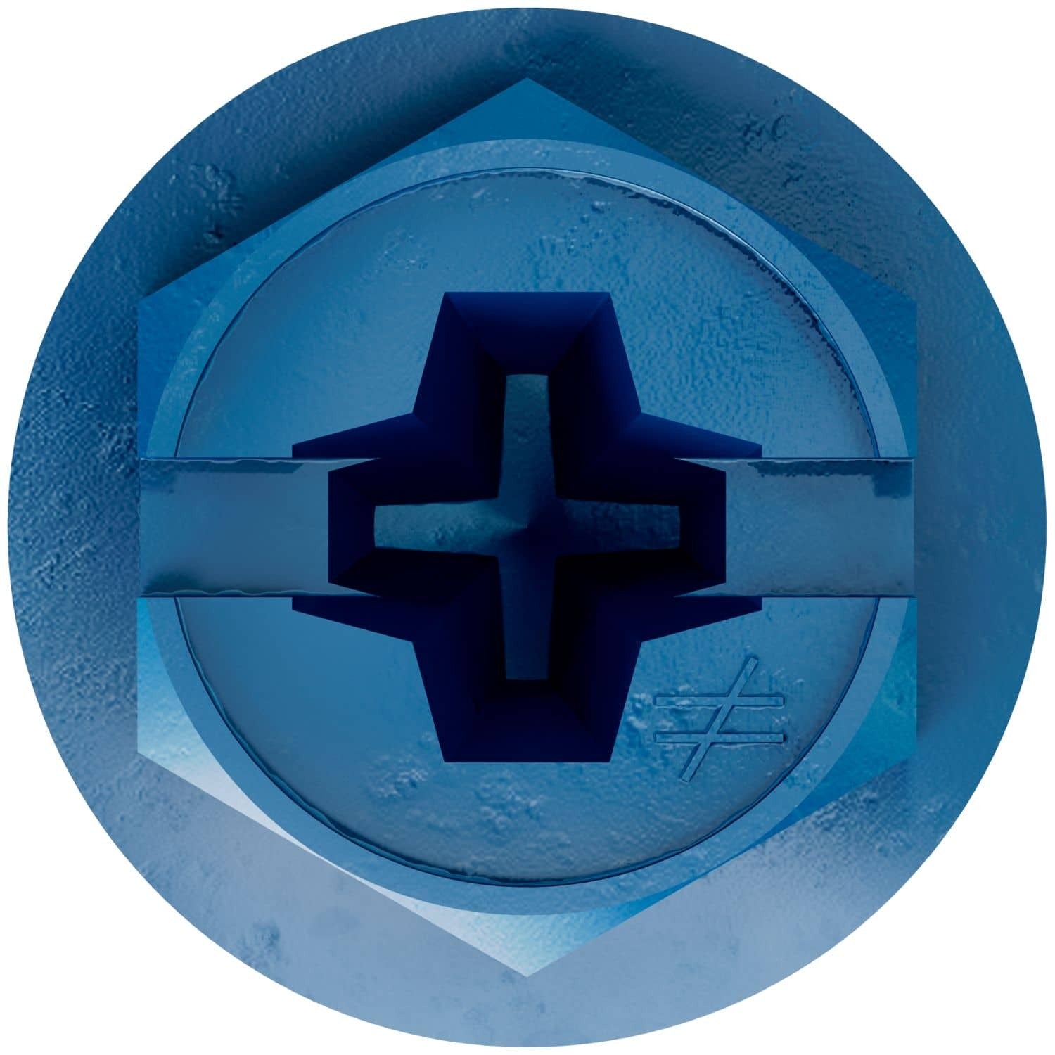 Simpson Strong-Tie TNT25114HC8 Titen Turbo, 1/4-in. x 1-1/4-in. Hex-Head Concrete and Masonry Screw, Blue, 8-Pack