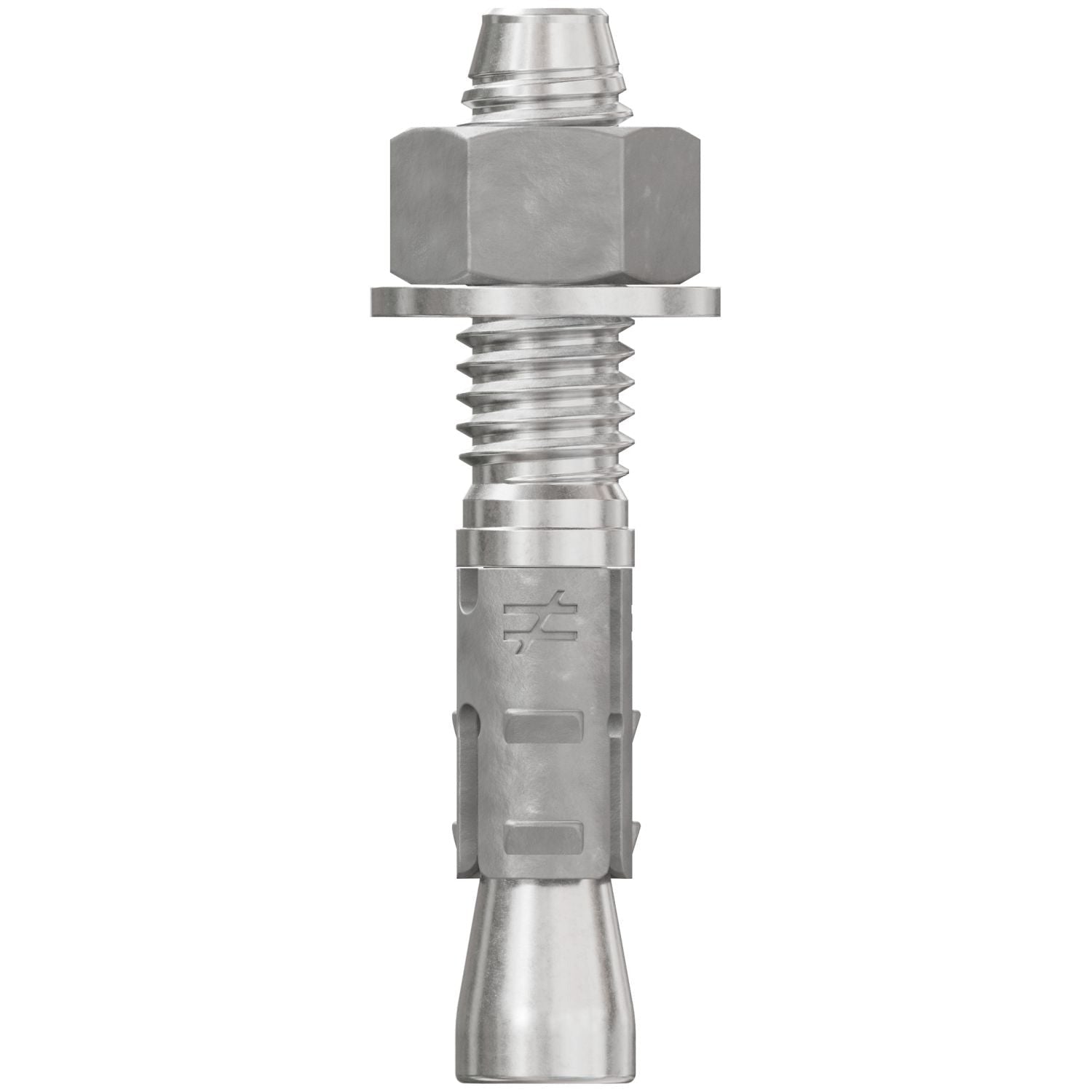 Simpson Strong-Tie STB2-37214S6F50 Strong-Bolt 2, 3/8-in. x 2-1/4-in. Type 316 Stainless-Steel Wedge Anchor, Fully Assembled, 50-Pack