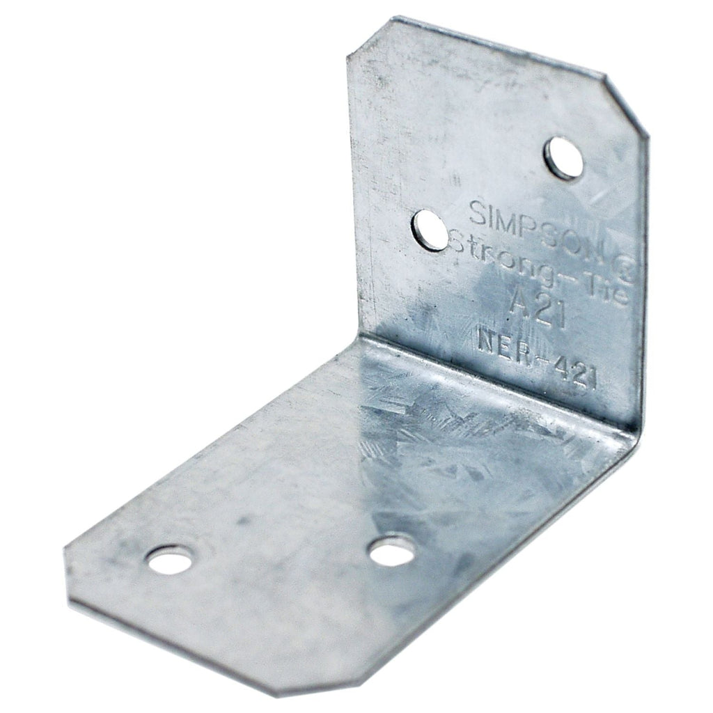 Simpson Strong-Tie 2-in. x 1-1/2-in. x 1-3/8-in. Galvanized Angle (A21)