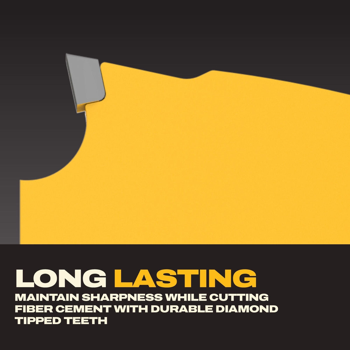 DEWALT 6-1/2-in. 4-Tooth Fiber Cement Track Saw Blade (DWA261204TS)