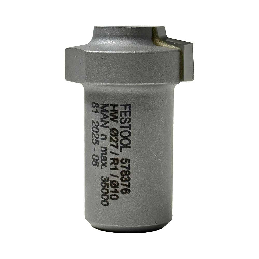 Festool 27mm Roundover Cutter for Plastic and Solid Wood Edging for OFKC 500 Router (578376)