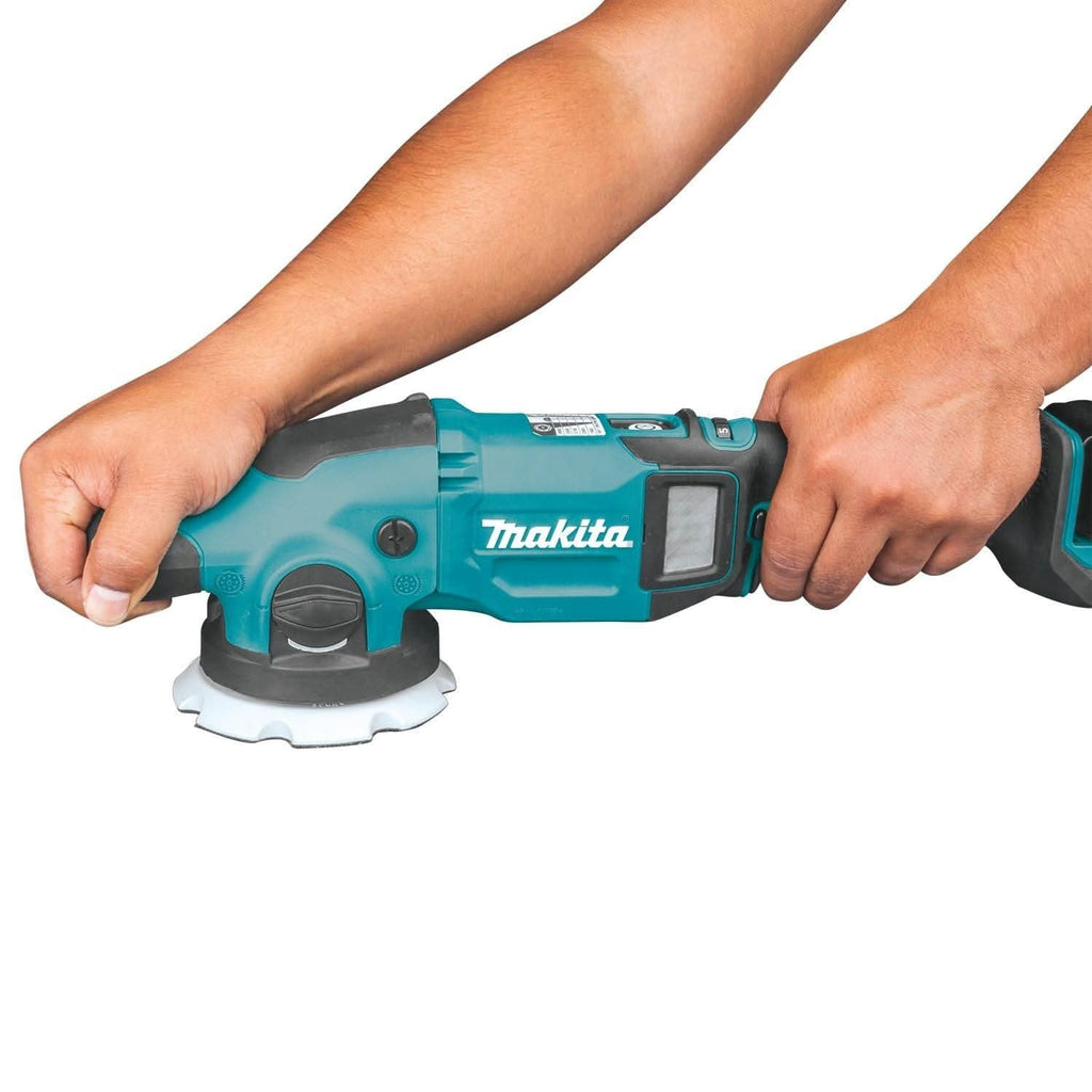 Makita XOP02Z 18V LXT Lithium-Ion Brushless Cordless 5" / 6" Dual Action Random Orbit Polisher, Tool Only