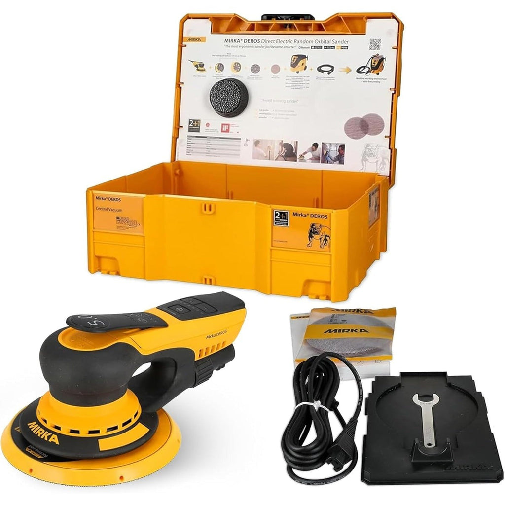 Mirka DEROS 110V 6-in. Corded 5.0mm Random Orbital Sander with Case
