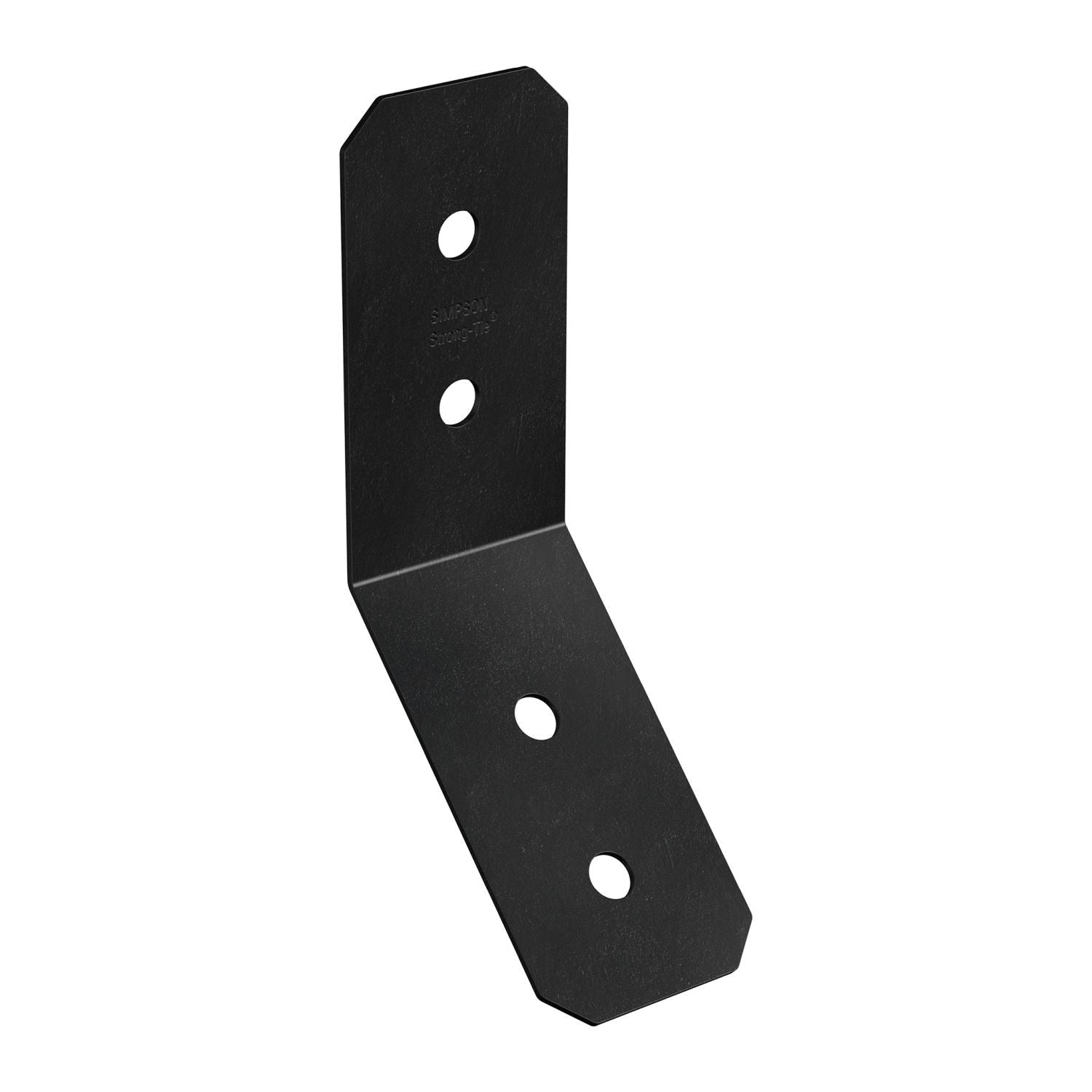 Simpson Strong-Tie APVKB45-4 Outdoor Accents Avant Collection ZMAX, Black Powder-Coated Knee Brace Connector for 4x