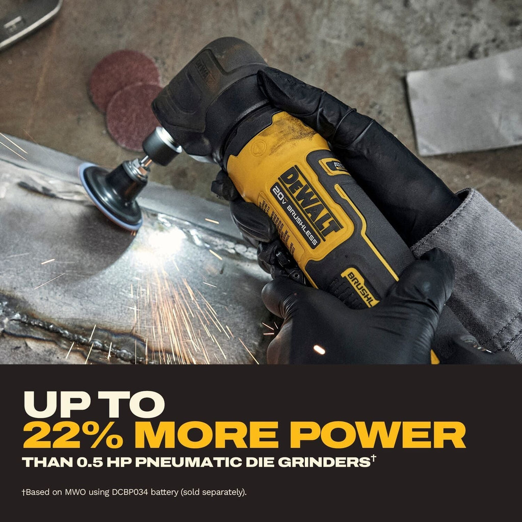 DeWALT DCG422B 20V MAX ATOMIC Right Angle Die Grinder 3.5Ah POWERSTACK Kit