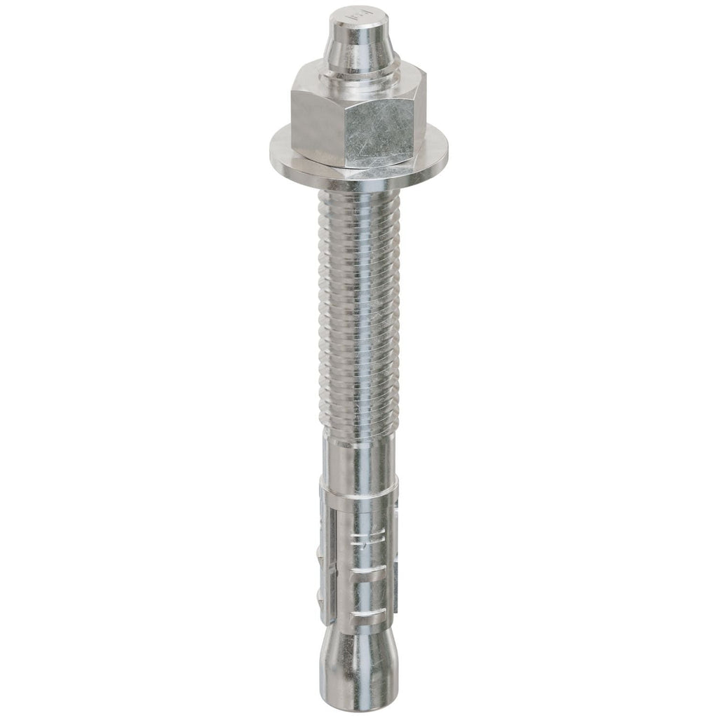 Simpson Strong-Tie STB2-37312S6F50 Strong-Bolt 2, 3/8-in. x 3-1/2-in. Type 316 Stainless-Steel Wedge Anchor, Fully Assembled, 50-Pack