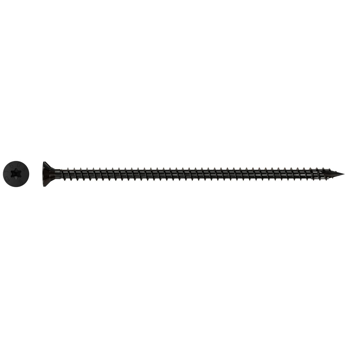 Simpson Strong-Tie SDCF8X180-R50 Strong-Drive SDCF TIMBER-CF Screw, 0.315-in. x 7-in. T40, E-Coat, 50-Pack