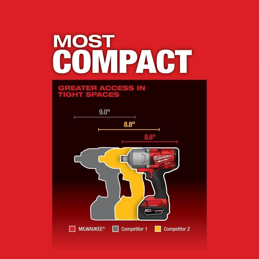 Milwaukee 2864-20 M18 Fuel W/ One-Key High Torque Impact Wrench 3/4" Friction Ring, Tool Only