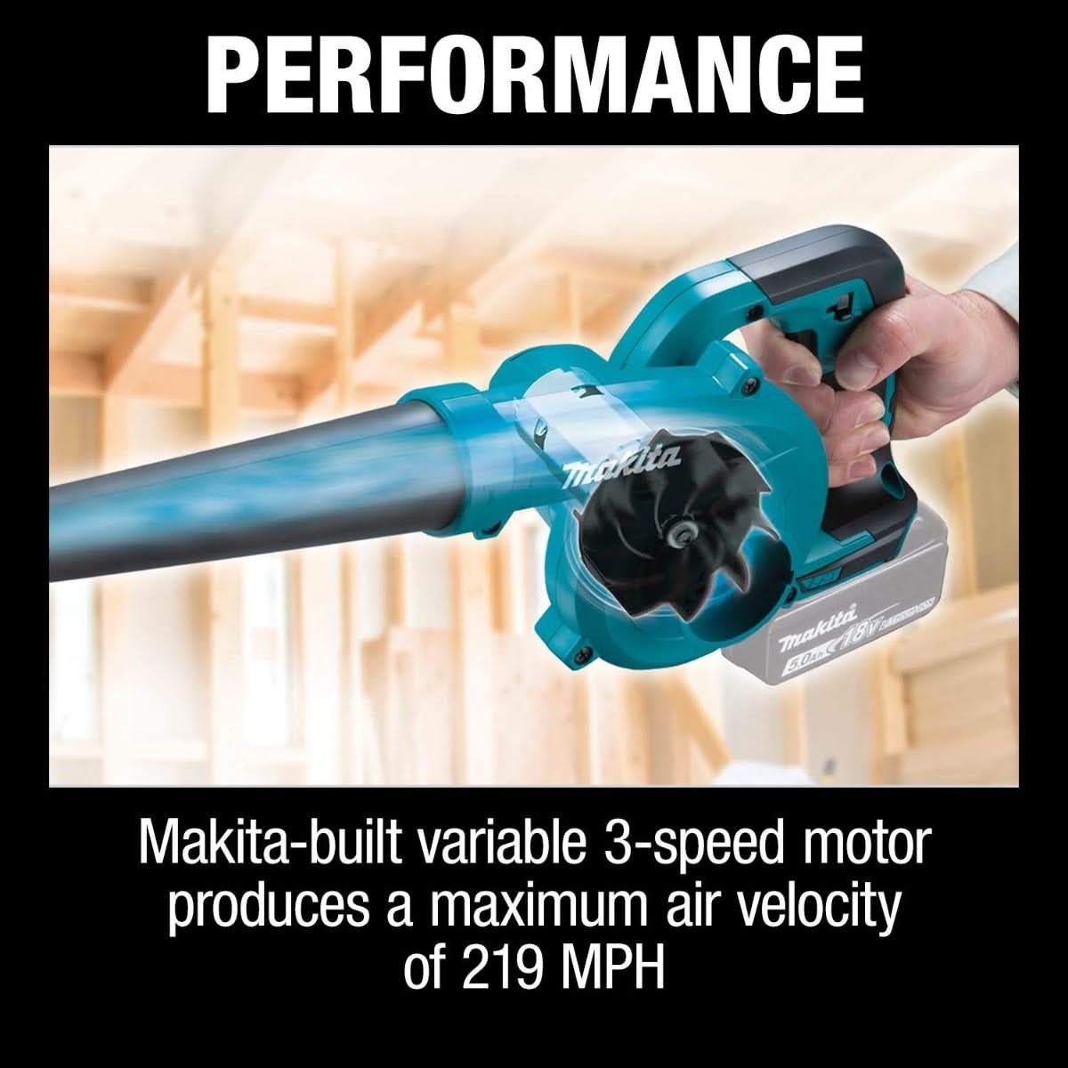 Makita PROMO XBU05Z 18V LXT Lithium-Ion Cordless Blower, Tool Only (PROMO)