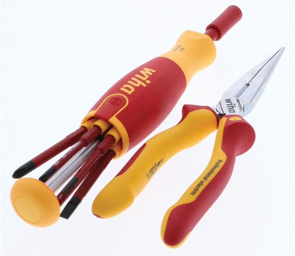 Wiha 32865 Insulated SlimLine Blades & Pliers Set