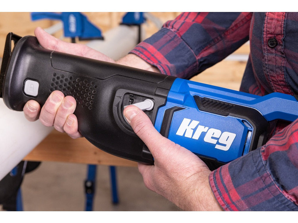 Kreg 20V Cordless Ionic Drive Reciprocating Saw, Tool Only (KPTRC100B)