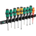 Wera 9650 Magnetic Rail Kraftform Screwdriver Set, 9-Pieces