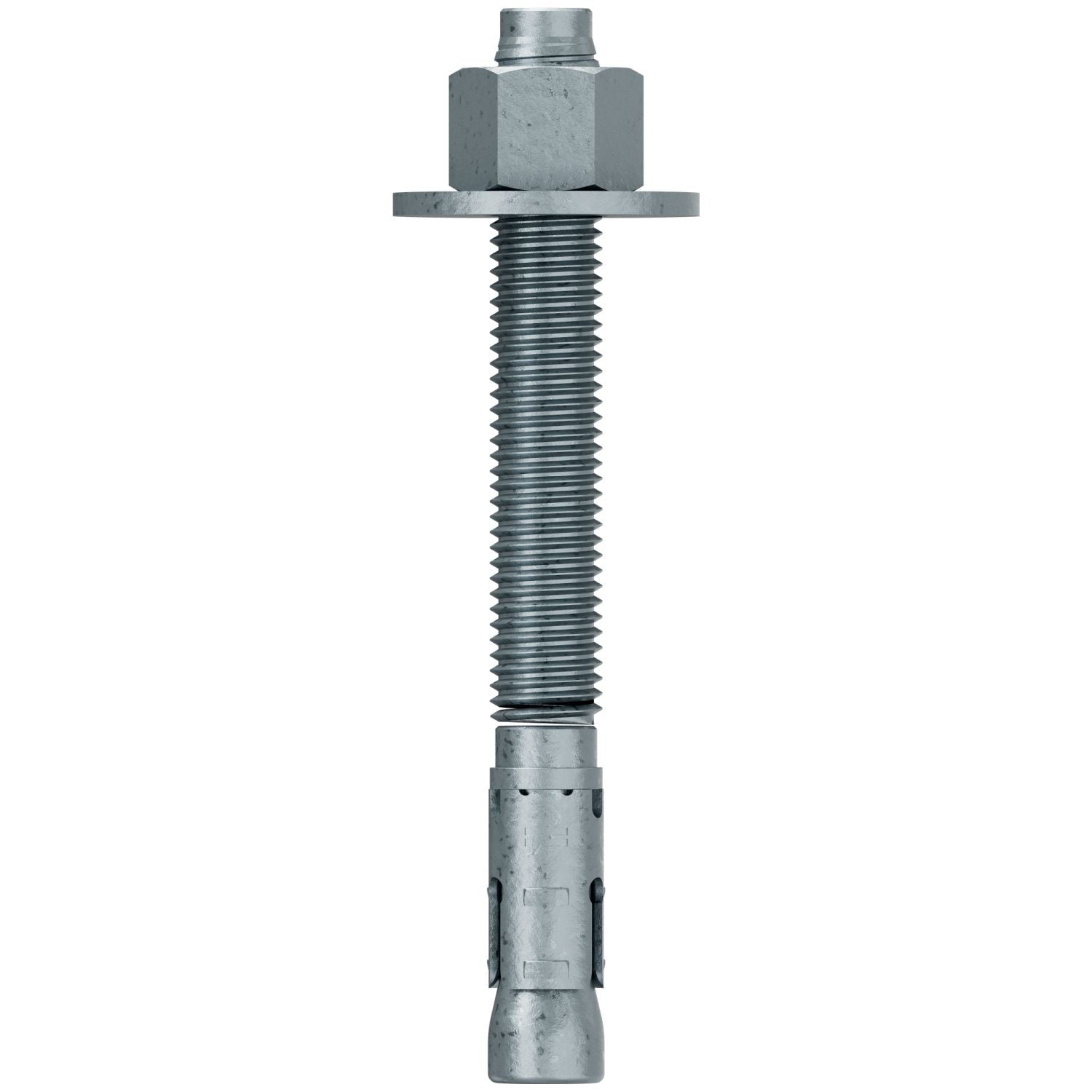 Simpson Strong-Tie STB2-75700MGF10 Strong-Bolt 2, 3/4-in. x 7-in. Mechanically Galvanized Wedge Anchor, Fully Assembled, 10-Pack