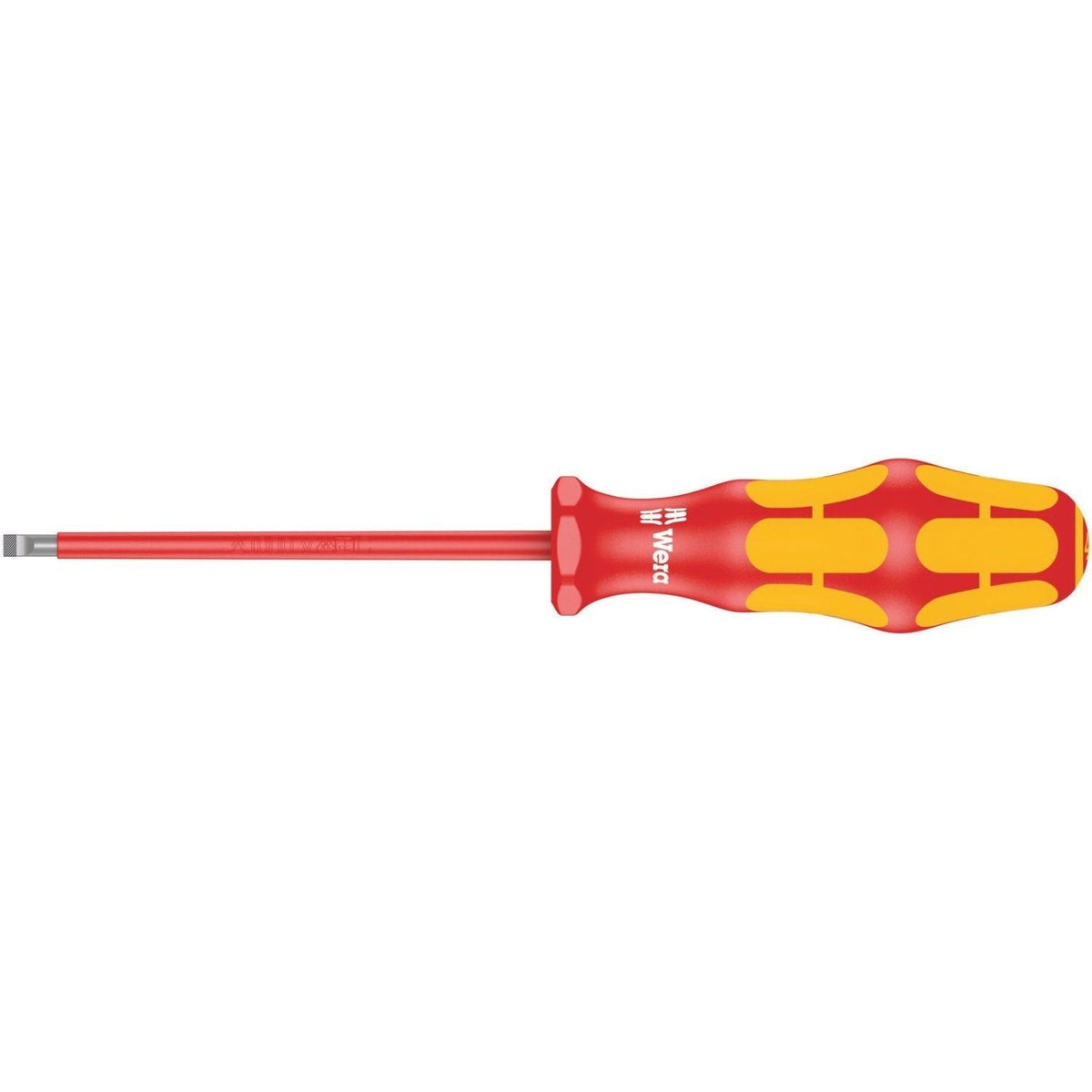 Wera 160 I VDE Insulated Screwdriver For Slotted Screws, 1x5.5x200-mm.