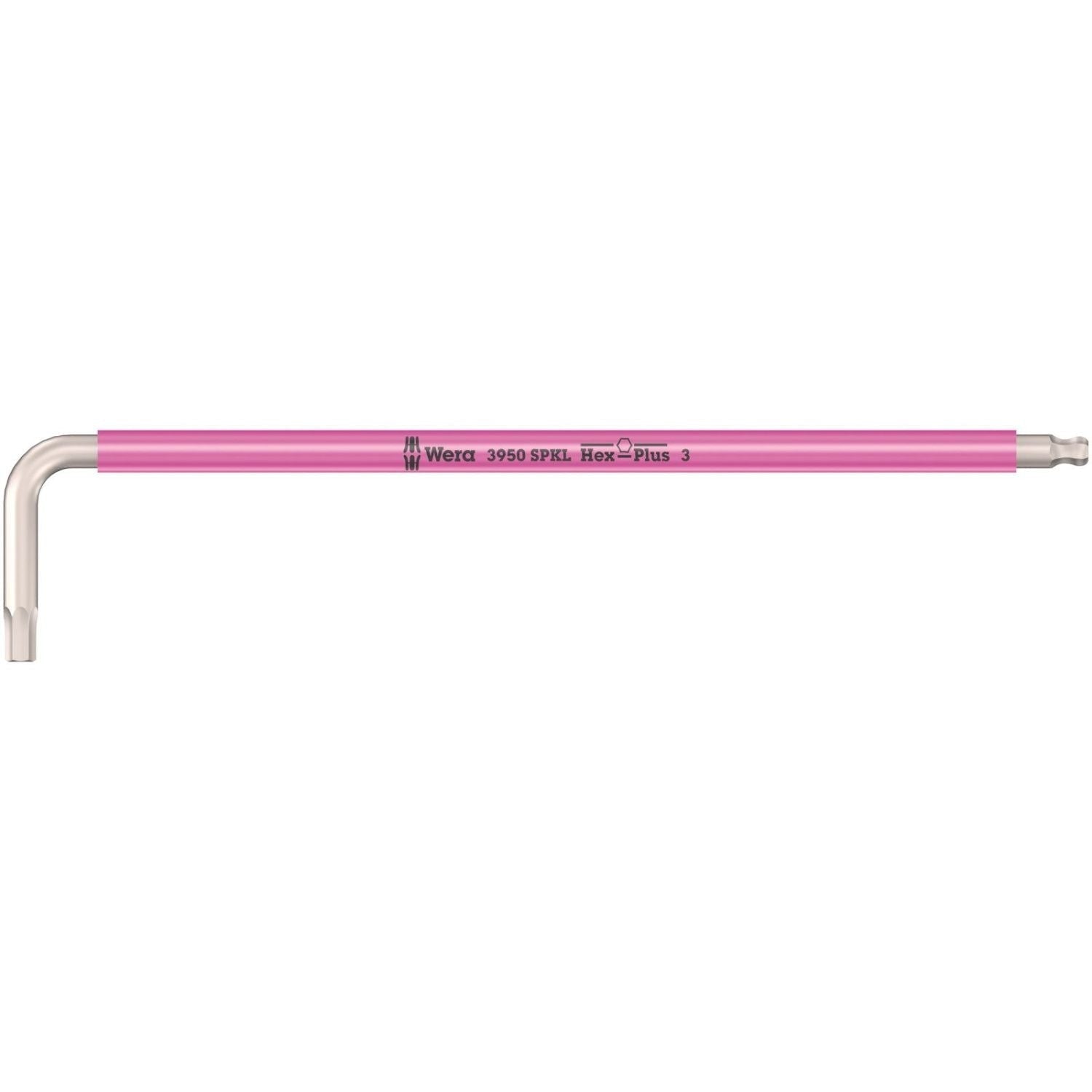 Wera 3950 Spkl Multicolour L-Key, Metric, Stainless, 3x123-mm.