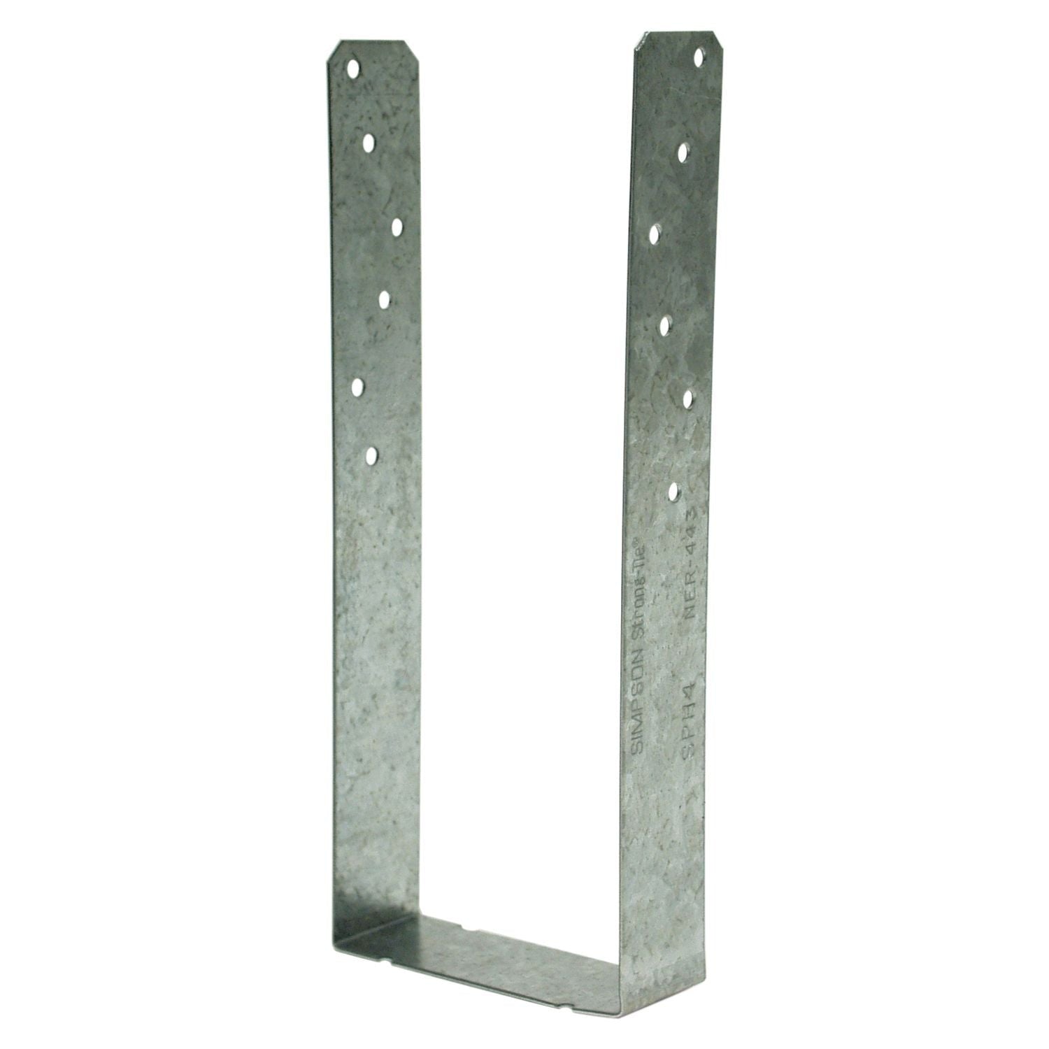 Simpson Strong-Tie SPH4 SPH 3-9/16-in. x 8-3/4-in. Galvanized Heavy-Duty Stud Plate Tie