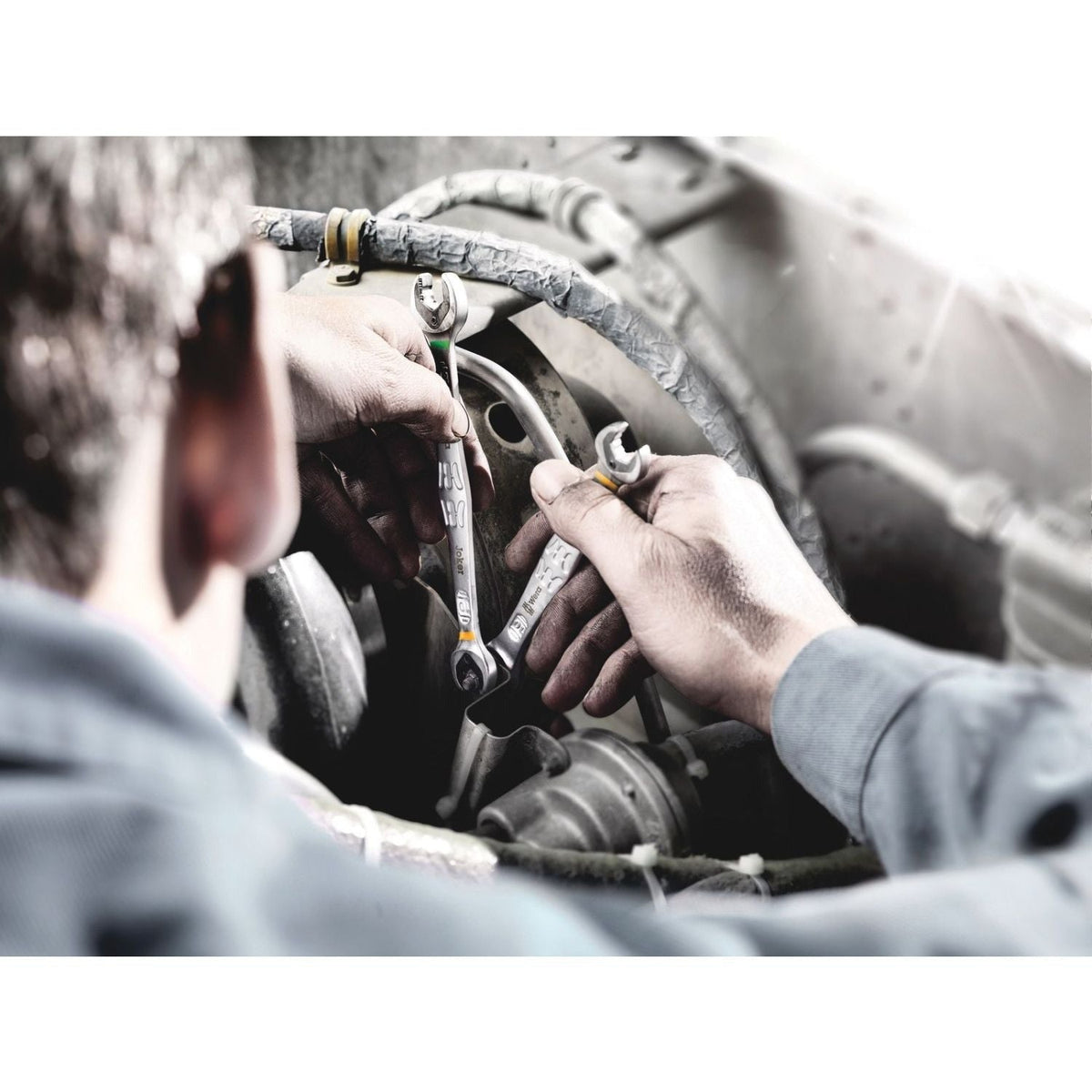Wera 6000 Joker Ratcheting Combination Wrenches, 19x246-mm.