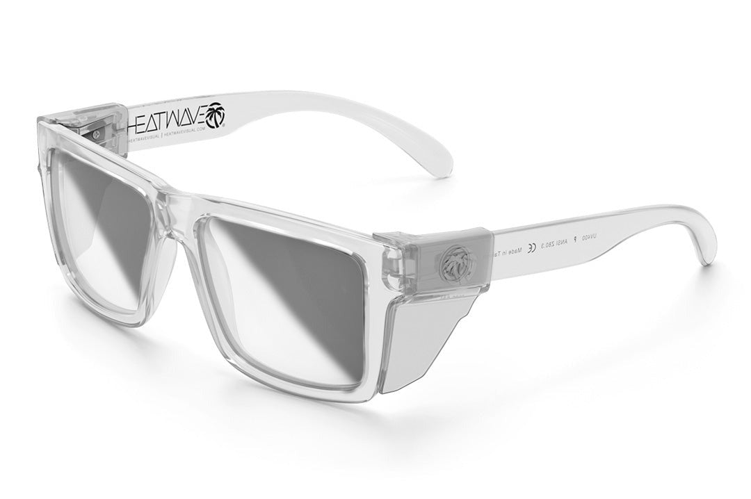 Heat Wave VISE Z87 VAPOR CLEAR Frame Photochromic Lens Sunglasses