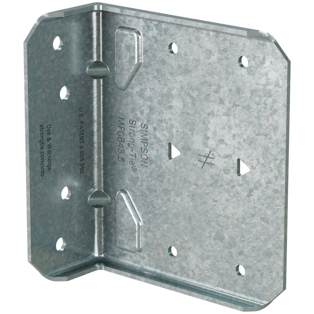 Simpson Strong-Tie MFCB43.5-R25 MFCB 3-1/2-in. Bypass Framing Fixed-Clip Connector, 25-Pack