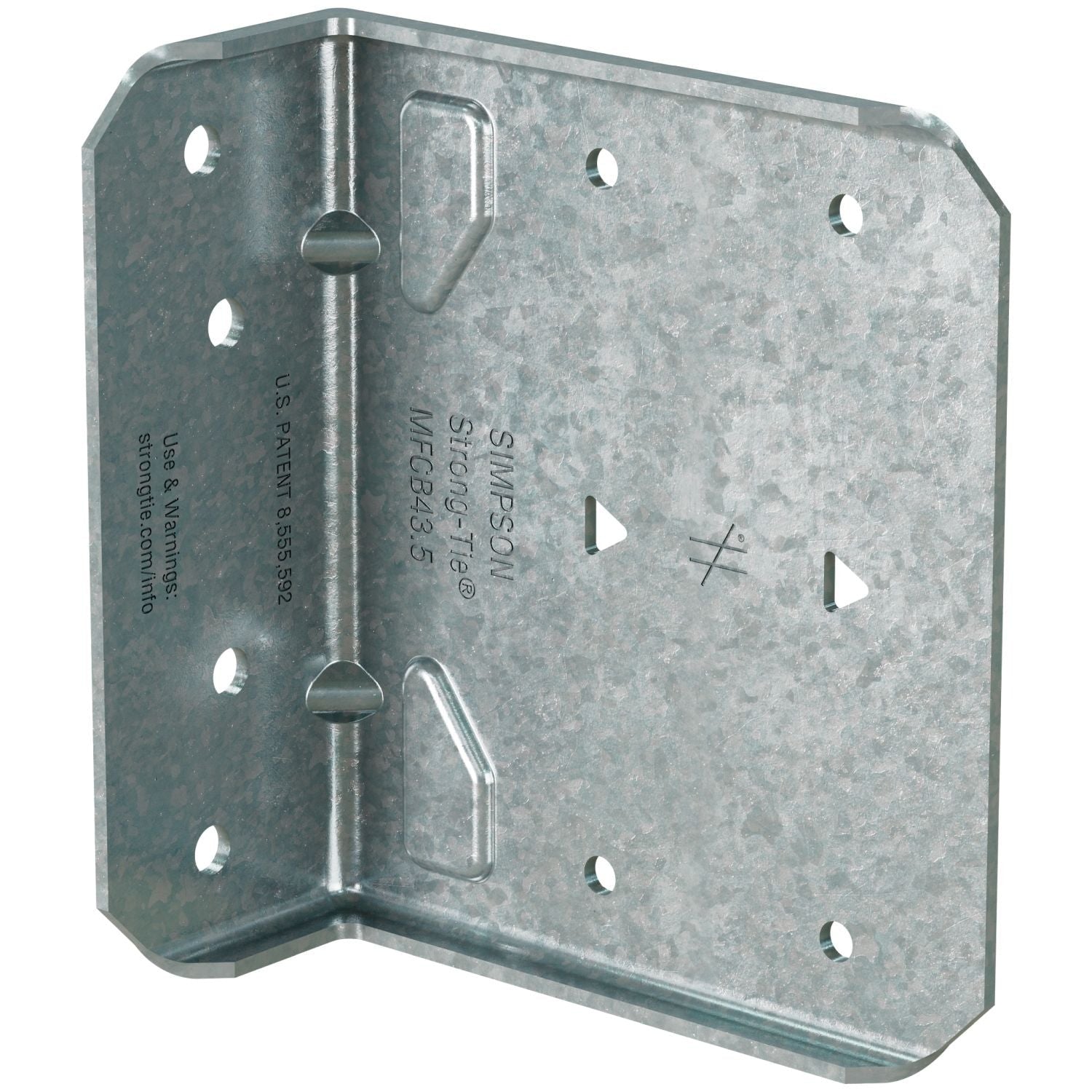 Simpson Strong-Tie MFCB43.5-R25 MFCB 3-1/2-in. Bypass Framing Fixed-Clip Connector, 25-Pack