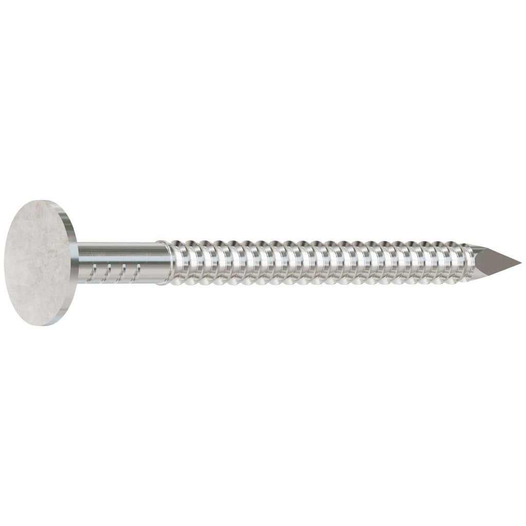 Simpson Strong-Tie S11A175RNBP 15° Wire Coil, Full Round Head, Ring-Shank Roofing Nail, 1-3/4-in. Type 304, 480-Pack