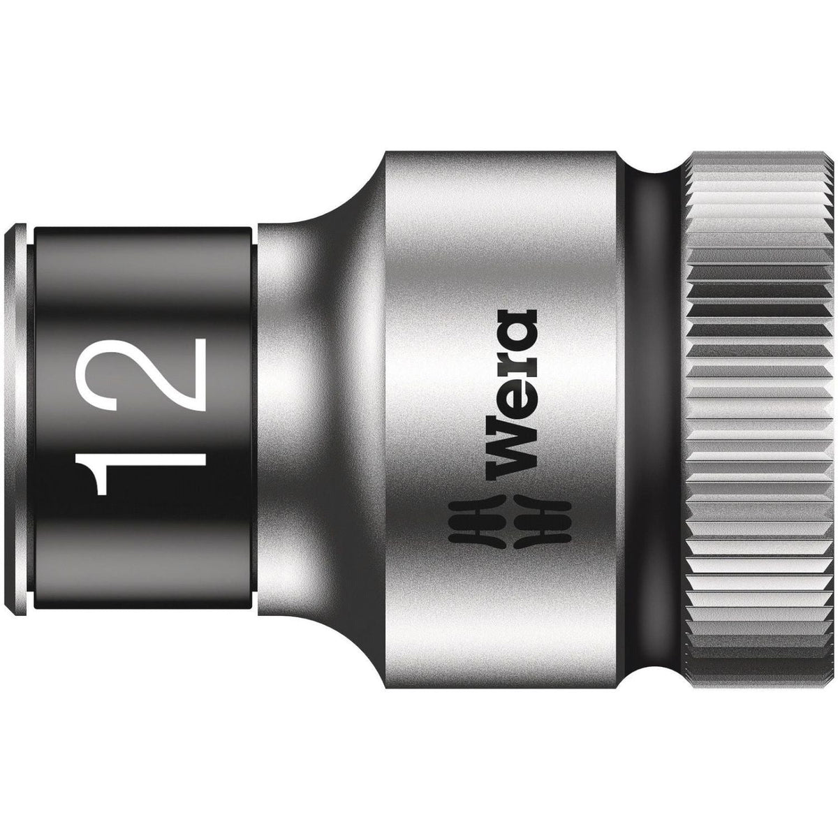 Wera 8790 Hmc Hf Zyklop Socket With 1/2-in. Drive With Holding Function, 12x37-mm.