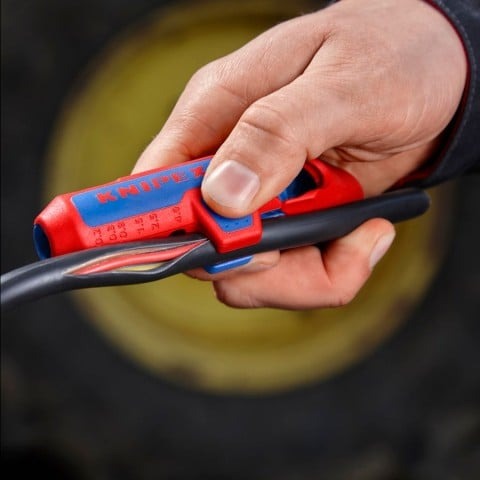 Knipex 5-1/4-in. ErgoStrip PV Wire Stripper (16 95 03 SB)