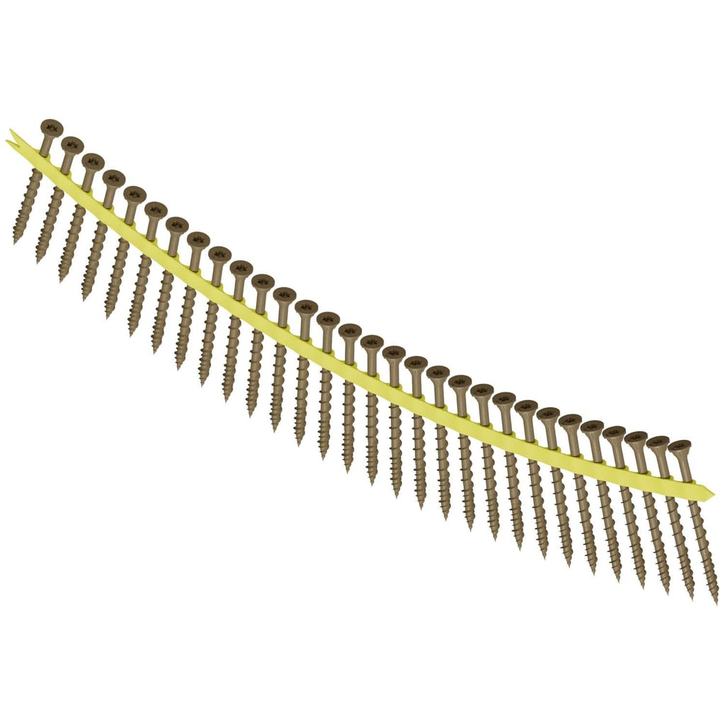 Simpson Strong-Tie WSVF212S Strong-Drive WSVF SUBFLOOR Screw (Collated), #9 x 2-1/2-in. T25, Gray, 1500-Pack