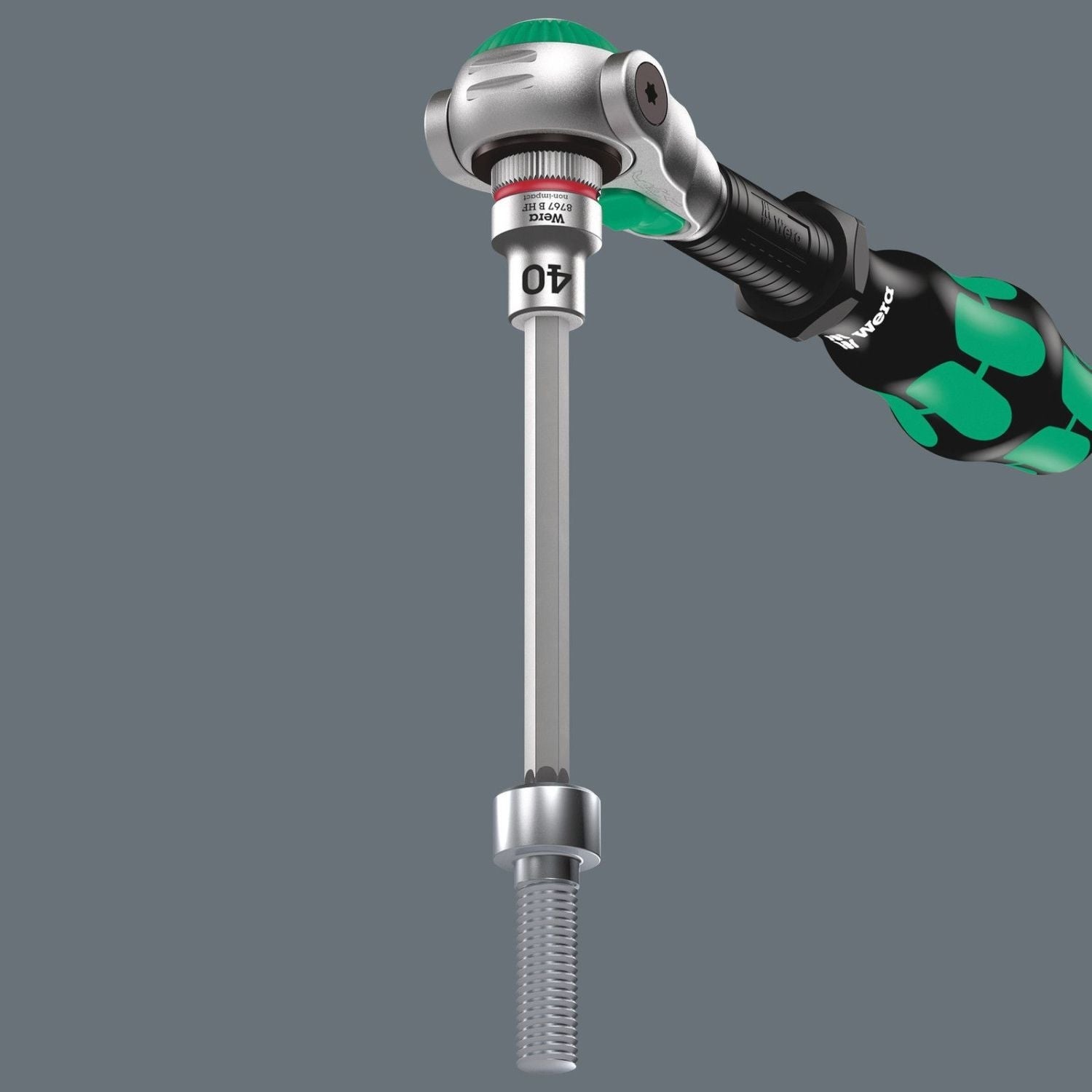 Wera 8767 B Torx Hf 1 Zyklop Bit Socket Set With Holding Function, 3/8-in. Drive, 6-Pieces