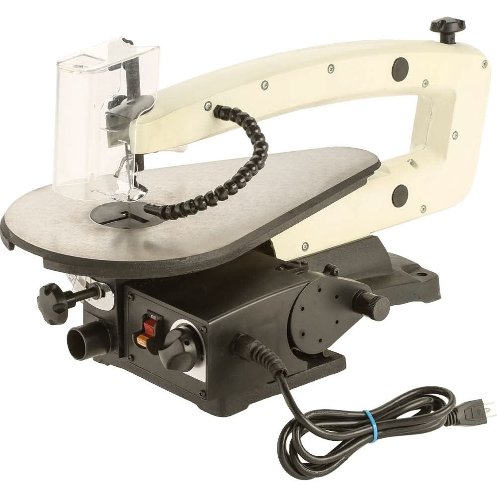 Shop Fox W1870 18-Inch VS Scroll Saw with LED & Rotary Tool Kit